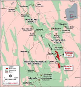 Figure 1: Wallbrook Gold Project location and existing infrastructure