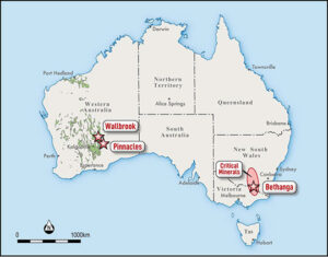 Figure 7: Nexus Project Locations, Australia